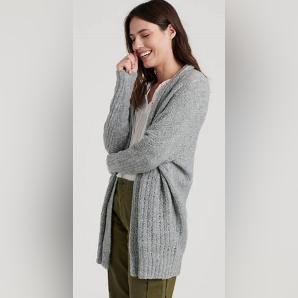 Ladies Lucky Brand oversized open cardigan- large